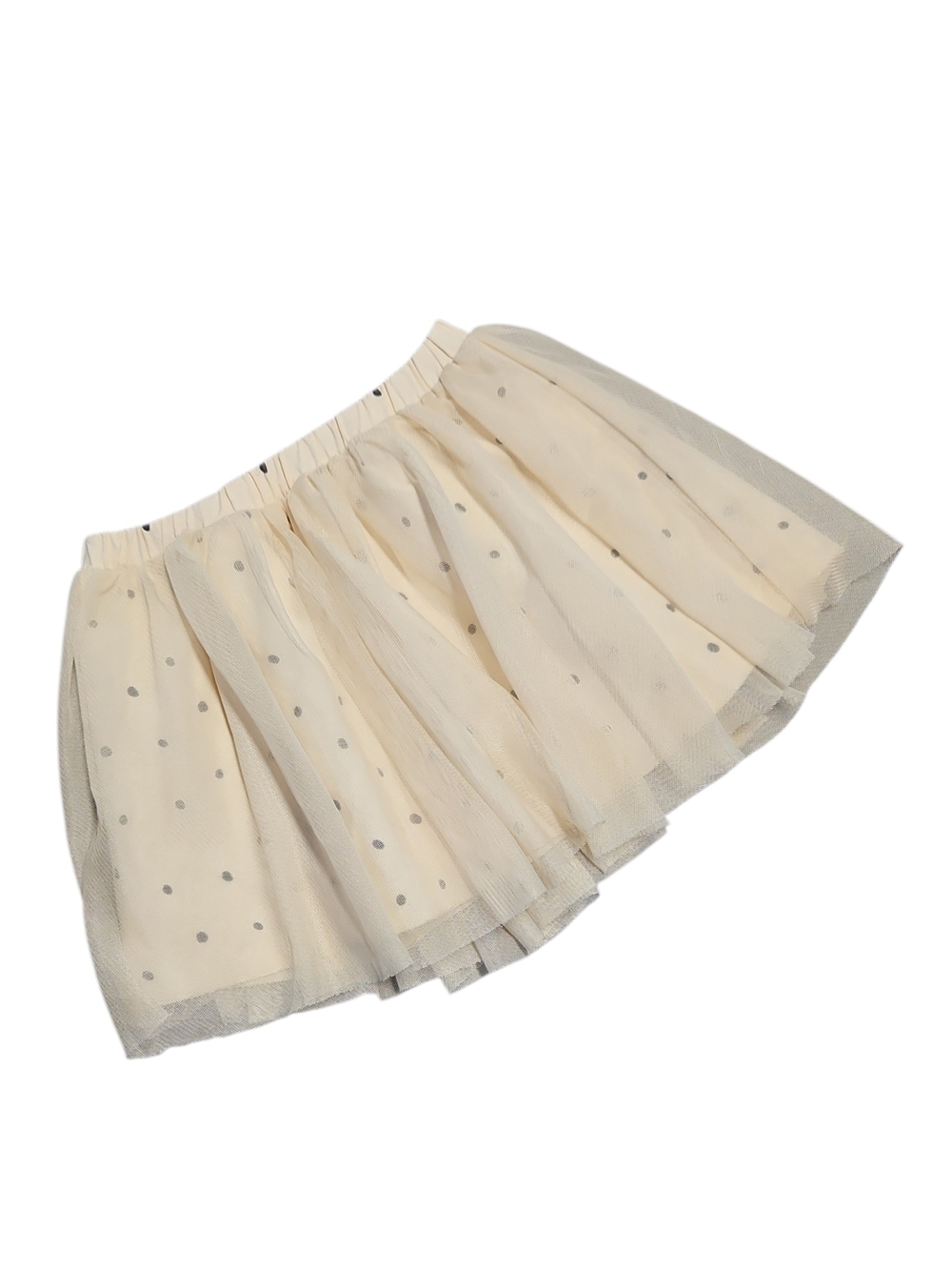 Zara Kids Cream Polka Dot Tulle Skirt 18-24 Months